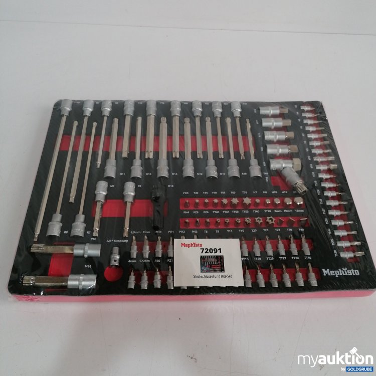 Artikel Nr. 439077 Artikel Nr. 439077: Mephisto 72091 Steckschlüssel und Bits Set