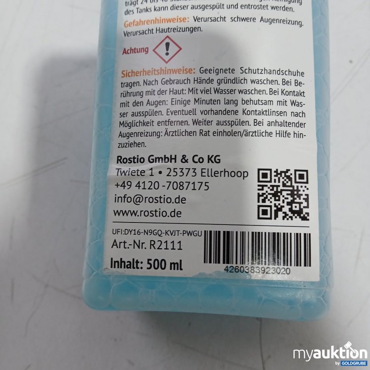 Artikel Nr. 464077 Artikel Nr. 464077: Rostio Tank-Reiniger 500 ml