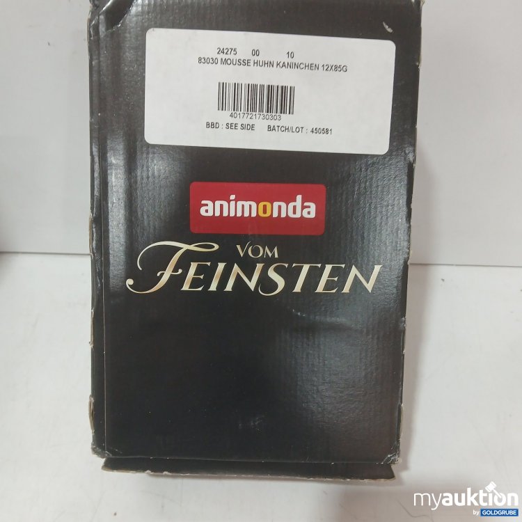 Artikel Nr. 466077: Animonda Mousse 
Huhn Kaninchen 
12x85g