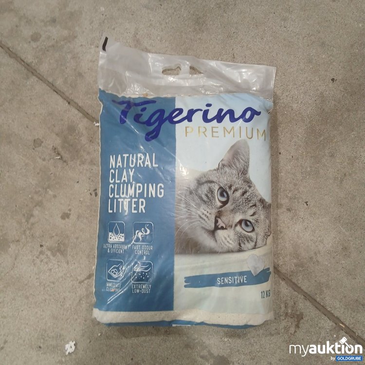 Artikel Nr. 468077 Artikel Nr. 468077: Tigerino Premium Katzenstreu Natural Clay Clumping 12 kg