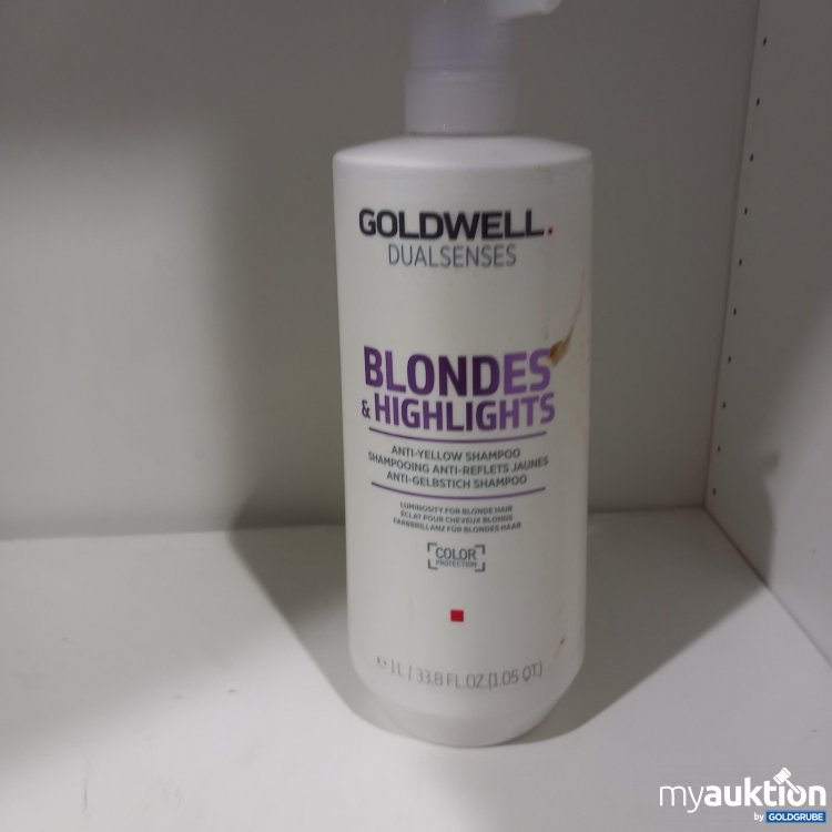 Artikel Nr. 470077 Artikel Nr. 470077: Goldwell DUALSENSES Blondes & Highlights Anti-Yellow Shampoo 1 l