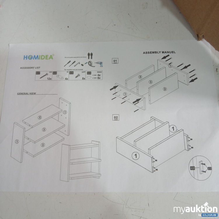 Artikel Nr. 526077: Homidea Mini Schrank weiß 