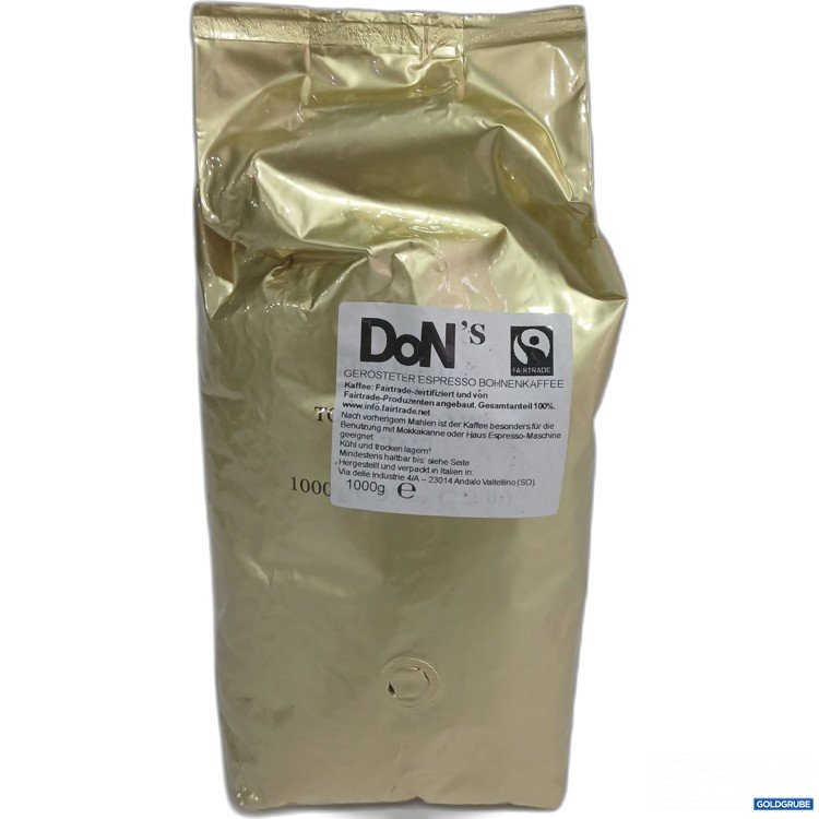 Artikel Nr. 958077: Don's gerösteter Espresso Bohnenkaffee 1000g