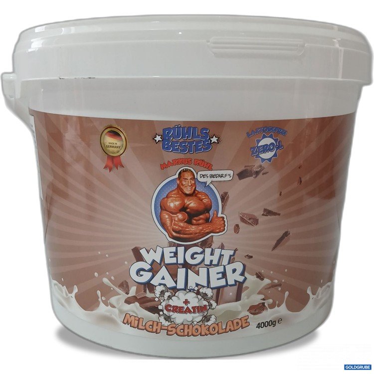 Artikel Nr. 972077 Artikel Nr. 972077: Rühls Bestes Weight Gainer + Creatin, Milchschokoladen Geschmack, 4000g