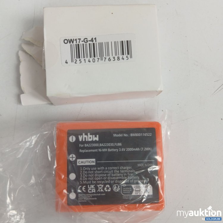 Artikel Nr. 981077: Batterie vhbw 