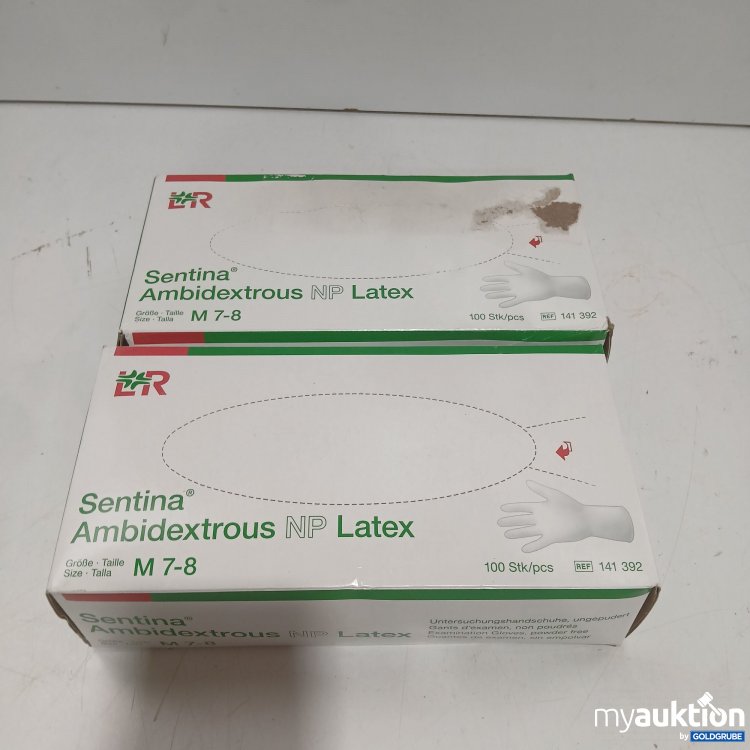 Artikel Nr. 983077: LR Sentina Ambidextrous NP Latex M 7,8 2x100stk 