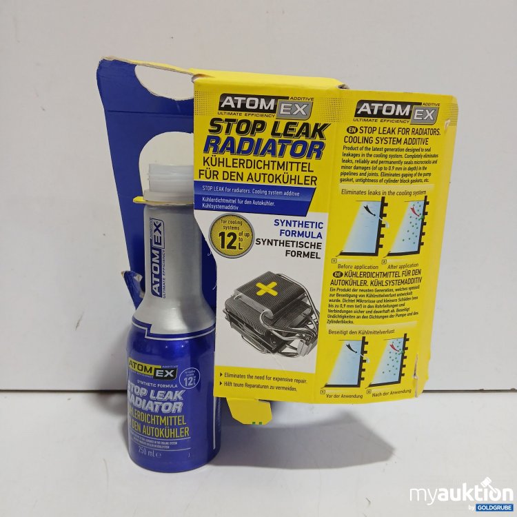 Artikel Nr. 479078: Atomex Stop Leak Radiator Kühlerdichtmittel für Autokühler 250ml