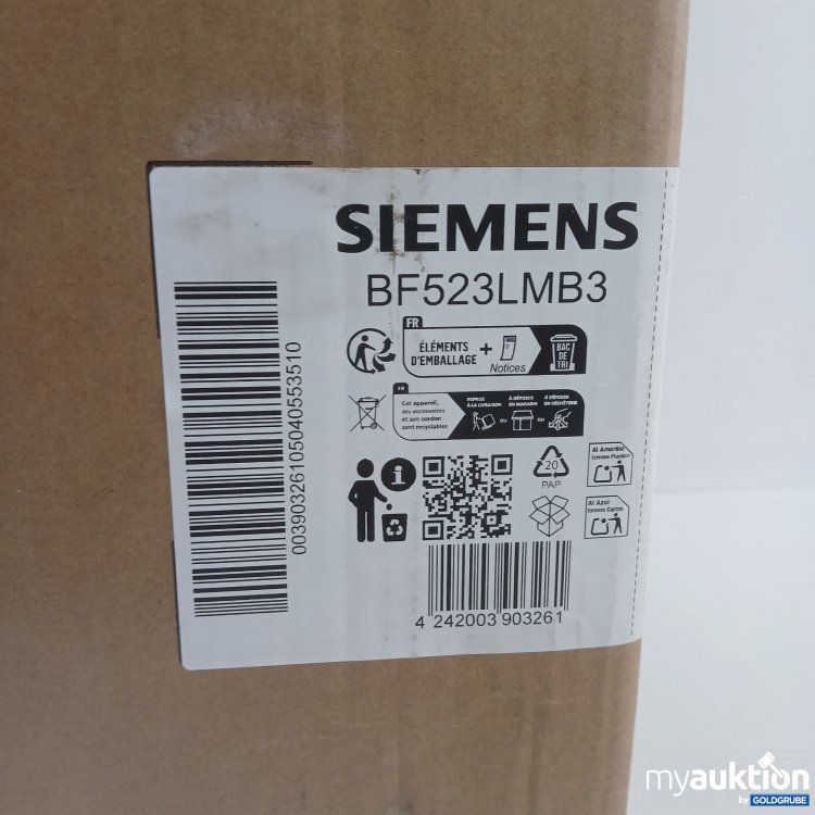 Artikel Nr. 526078: Siemens Mikrowelle BF523LMB3 