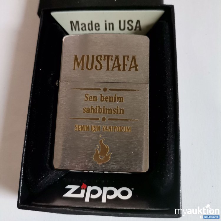 Artikel Nr. 872078 Artikel Nr. 872078: Zippo Feuerzeug mit Inschrift