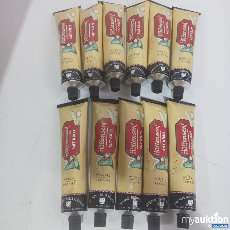 Artikel Nr. 933078 Artikel Nr. 933078: Hüttensenf mit Kren würzig Pikant abgelaufen 200g 11Stk
