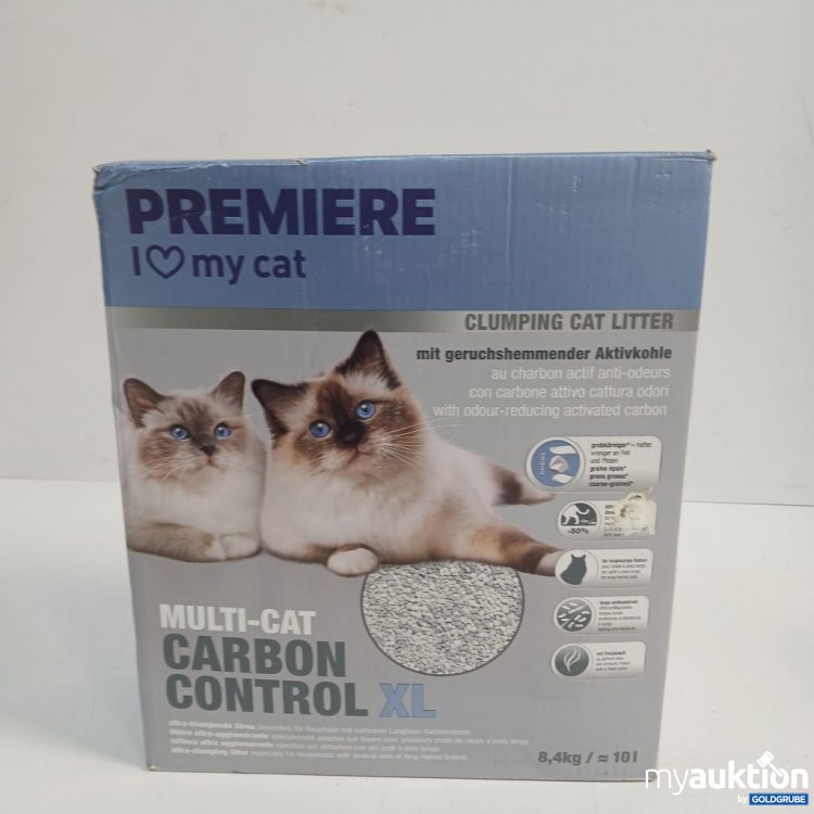 Artikel Nr. 954078: Premiere I love my cat Multi-Cat Carbon Control XL 10l