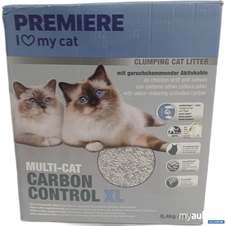 Artikel Nr. 954078: Premiere I love my cat Multi-Cat Carbon Control XL 10l