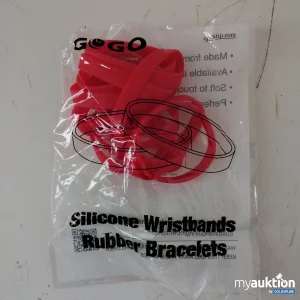 Auktion Gogo Silikon Armbänder Rot