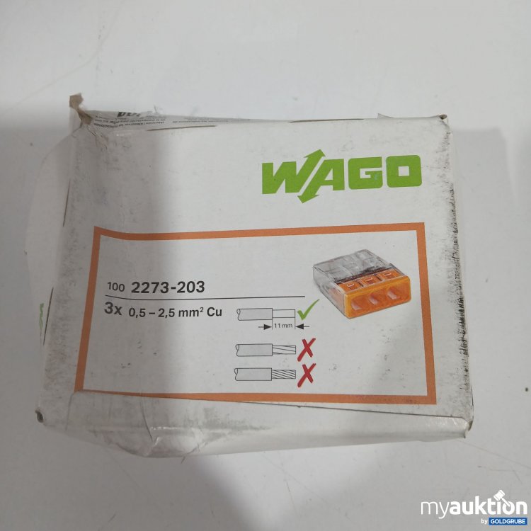 Artikel Nr. 443079: Wago 100 2273-203 3x 0,5-2,5mm² Cu 