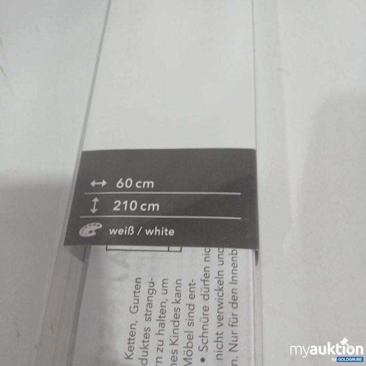 Artikel Nr. 519079 Artikel Nr. 519079: Licht Blick Plissee mit Klemmträger 60cm 210cm weiß