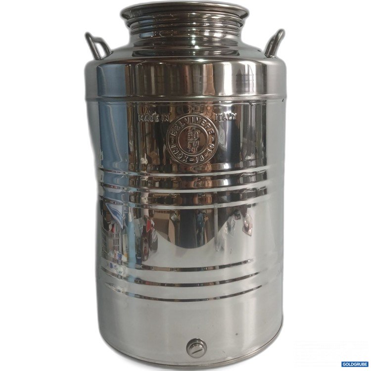 Artikel Nr. 526079: Stainless steel Edelstahl Transportfass 50L