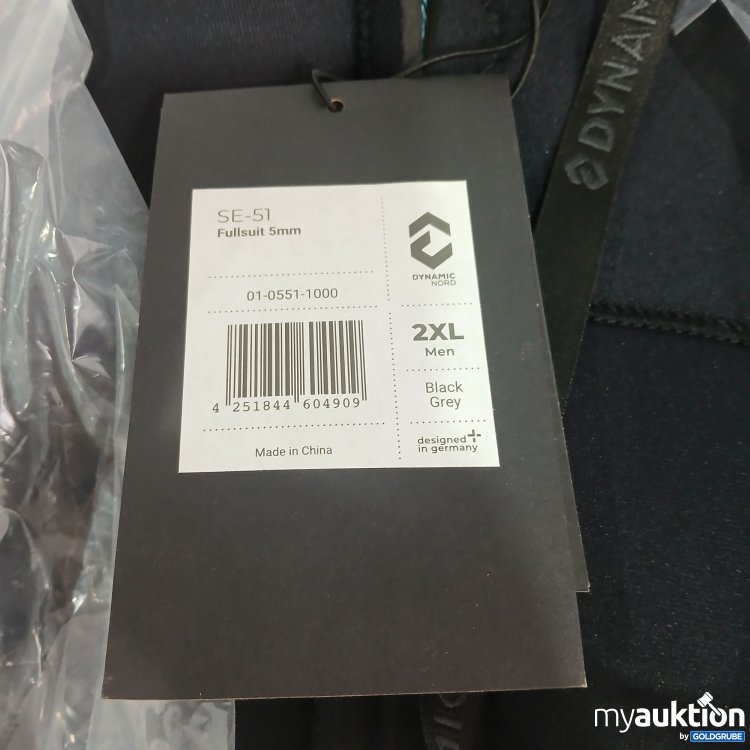 Artikel Nr. 813079: Dynamic Fullsuit 5mm 2XL Men Black grey SE-51