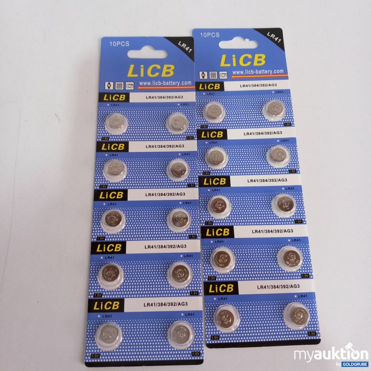 Artikel Nr. 822079: LiCB LR41 Knopfbatterien 2.10 Dtk.