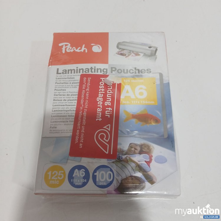 Artikel Nr. 877079: Peach Laminating Pouches A6 100Pcs.