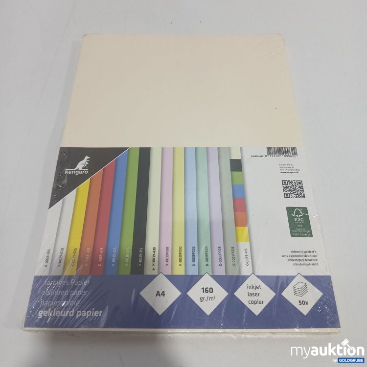Artikel Nr. 883079: Kangaro Gekleurd Papier A4 50x