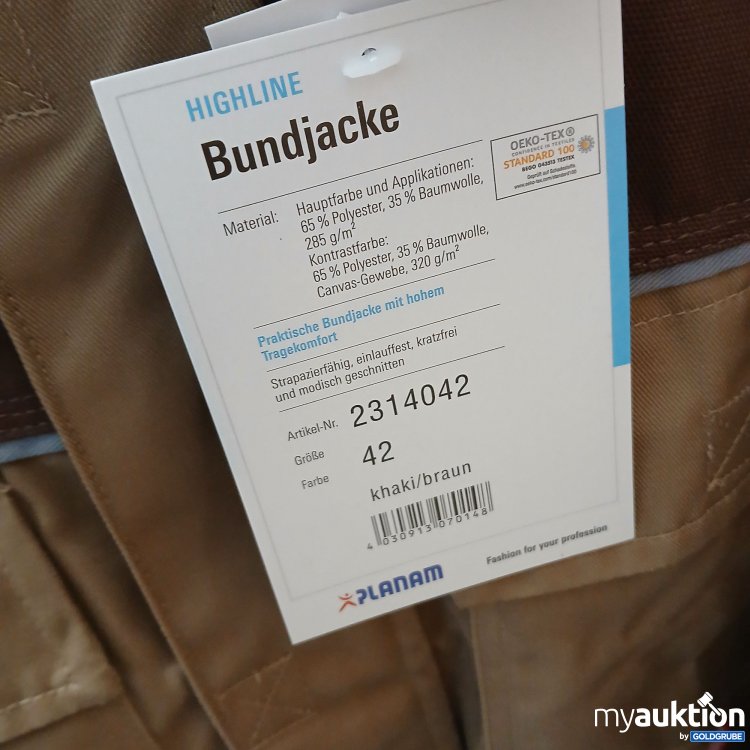 Artikel Nr. 908079: Planam Bund Jacke