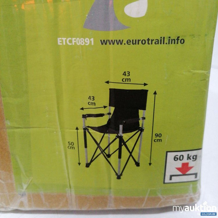 Artikel Nr. 916079: EuroTrail Faltbarer Stuhl Azure 5900p