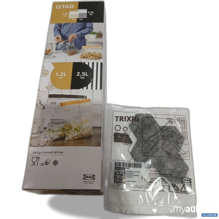 Artikel Nr. 960079: IKEA ISTAD Beutel 1,2l und 2,5l je 25Stk Art.Nr: 705.256.79 und IKEA Trixig Art.Nr: 805.732.26