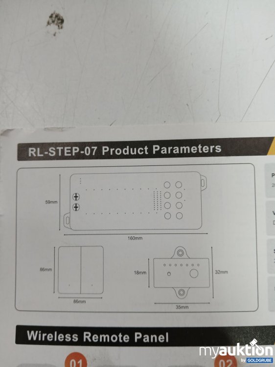 Artikel Nr. 998079 Artikel Nr. 998079: Maliigaza LED-Treppenbeleuchtungscontroller RL-STEP-07