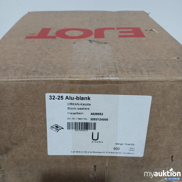Artikel Nr. 444080: Ejot Alu-blank Orkan Kalotte  Strom washers 3053124000 500stk