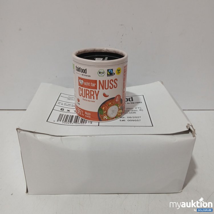 Artikel Nr. 461080 Artikel Nr. 461080: Fairfood Nuss Curry 6x140g