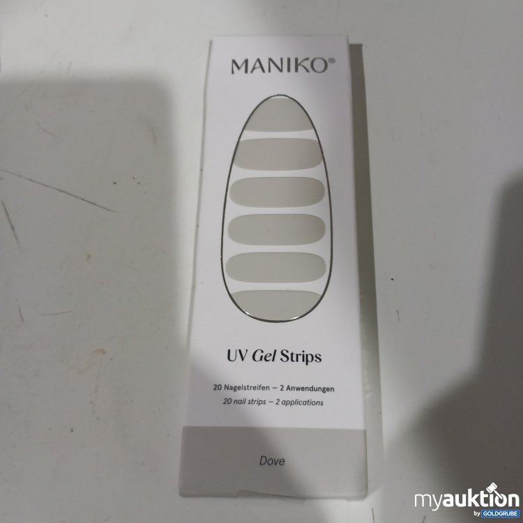 Artikel Nr. 470080 Artikel Nr. 470080: MANIKO UV Gel Strips 20 Nagelstreifen dove