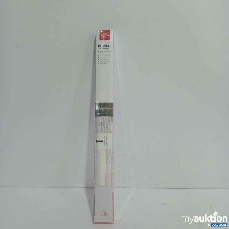 Artikel Nr. 519080: Licht Blick Plissee mit Klemmträger 45cm 130cm weiß 