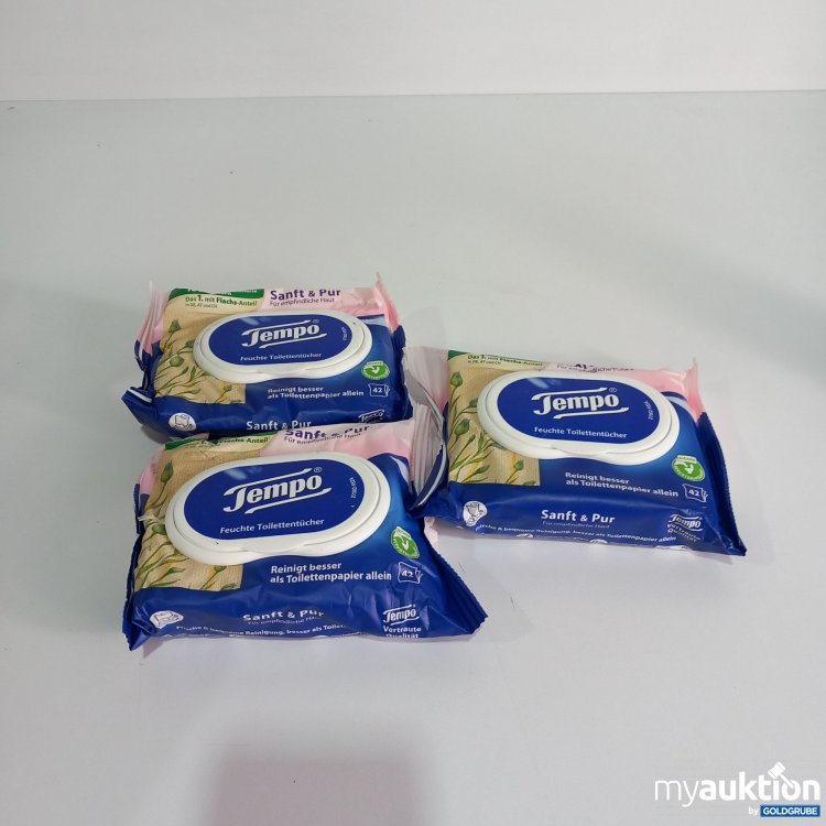 Artikel Nr. 787080 Artikel Nr. 787080: Tempo Feuchtes Toilettenpapier 3 Packungen