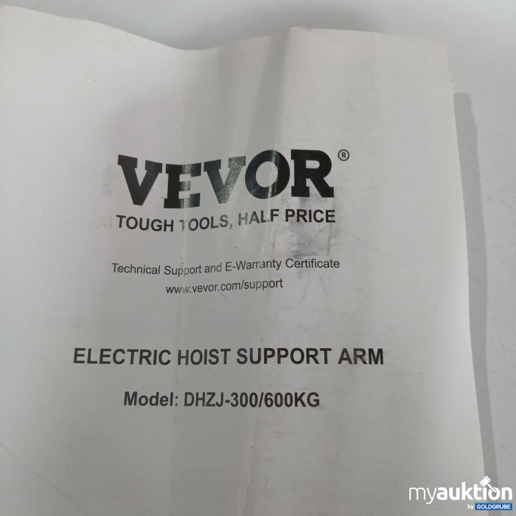 Artikel Nr. 832080 Artikel Nr. 832080: Vevor Electric Hoist Support Arm DHZJ-300/600KG