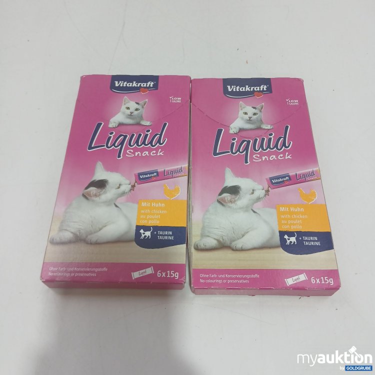 Artikel Nr. 852080 Artikel Nr. 852080: Vitakraft Liquid Snack 2er Pack x6 Stück x15g