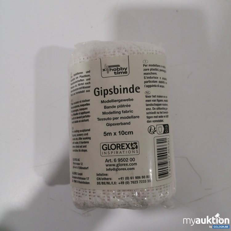 Artikel Nr. 898080 Artikel Nr. 898080: Hobbytime Gipsbinde 5mx10cm