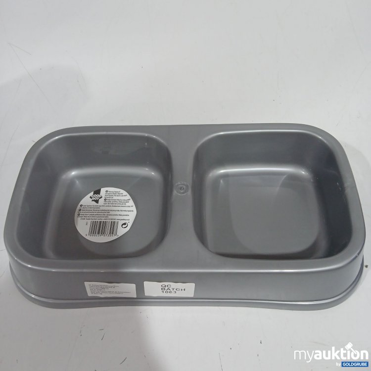 Artikel Nr. 929080: Good Boy Double Dog Bowl Plastic ca. 28x14cm silver 