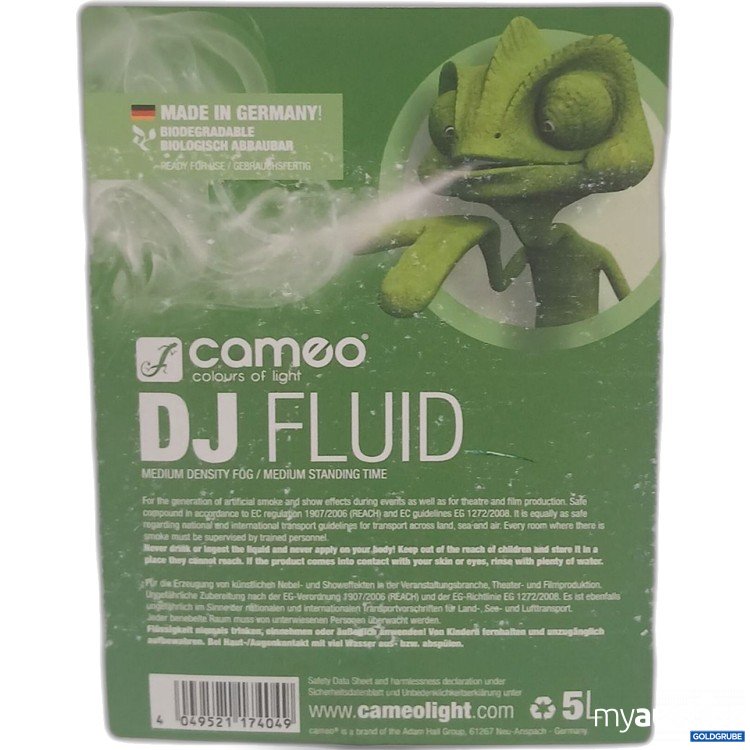 Artikel Nr. 933080: Cameo DJ Fluid 5L 