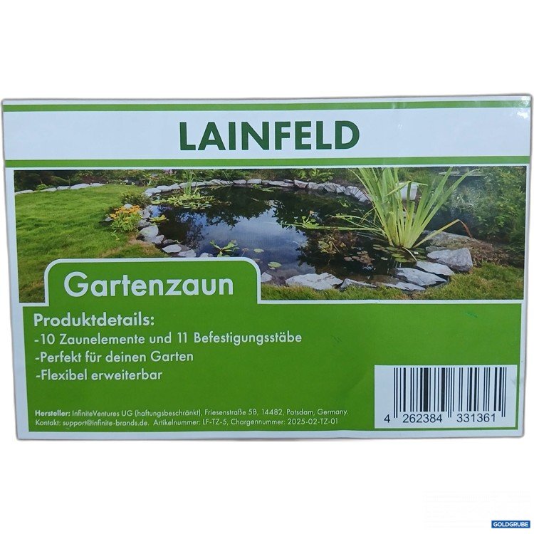 Artikel Nr. 952080 Artikel Nr. 952080: Lainfeld Gartenzaun LF-TZ-10 10Stk