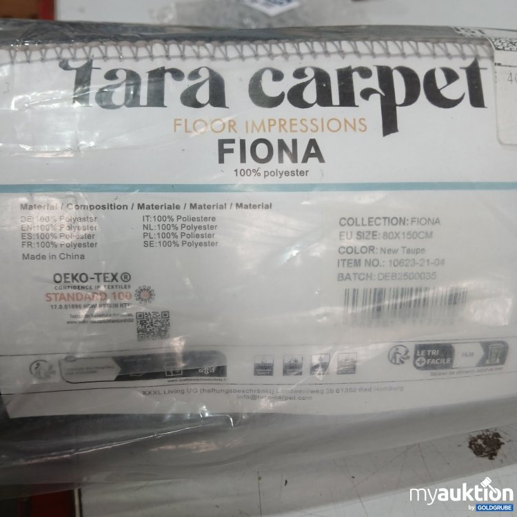 Artikel Nr. 445081 Artikel Nr. 445081: tara carpet Teppich FIONA 80x150 cm
Color:New Taupe