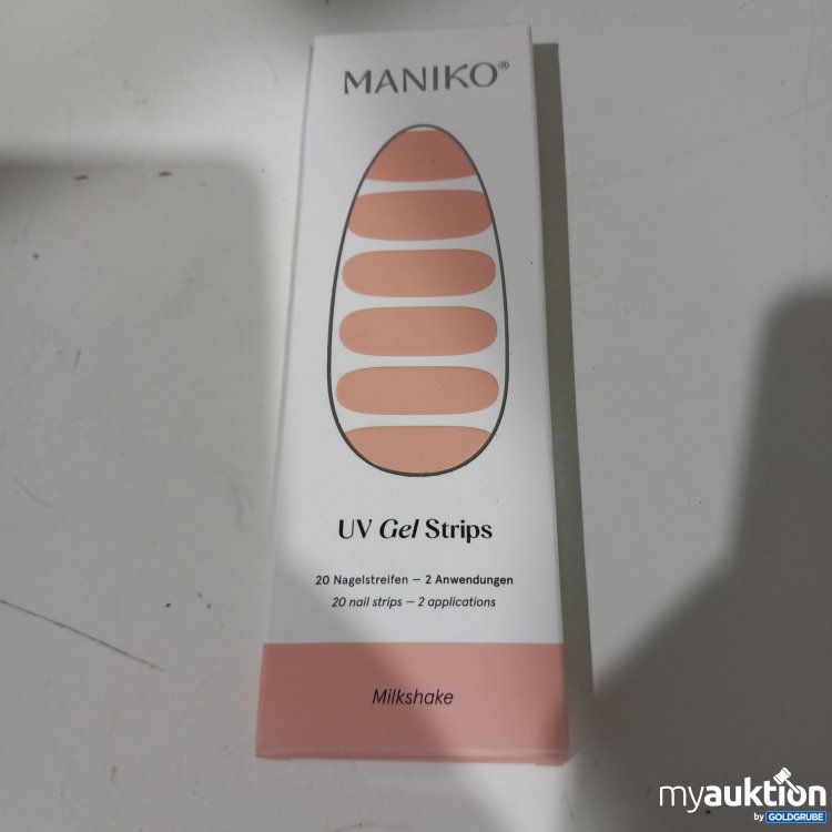 Artikel Nr. 470081 Artikel Nr. 470081: MANIKO UV Gel Strips 20 Nagelstreifen milkshake