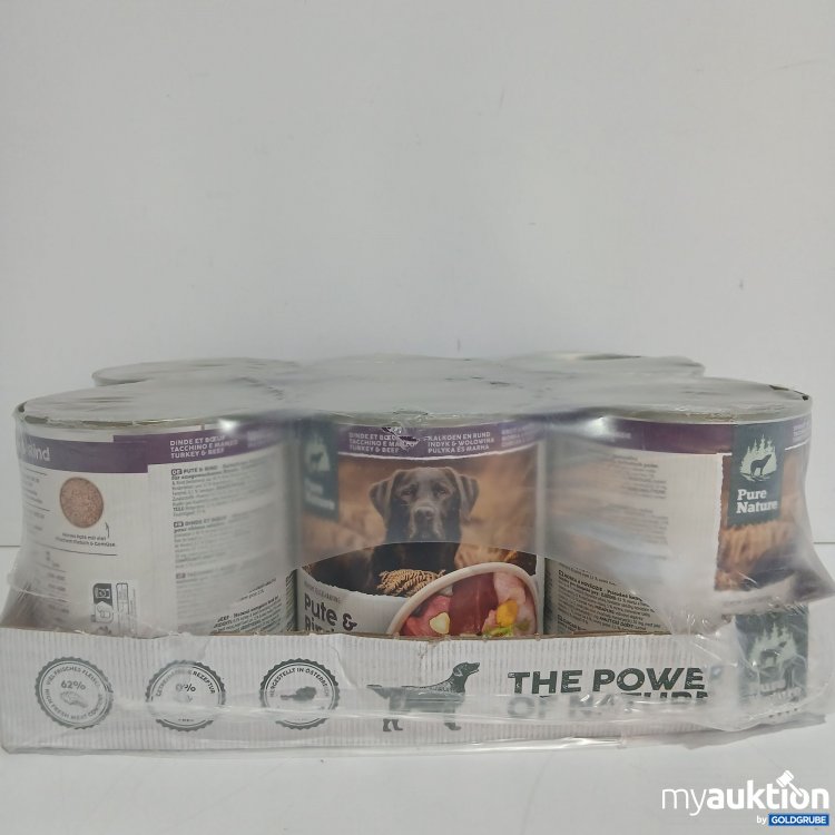 Artikel Nr. 845081: Pure Nature Hundefutter Adult Pute&Rind 6x800g