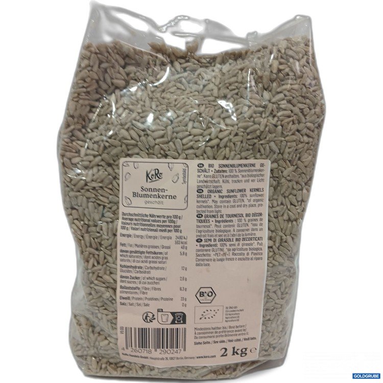 Artikel Nr. 961081: KoRo Sonnenblumenkerne geschält 2kg 