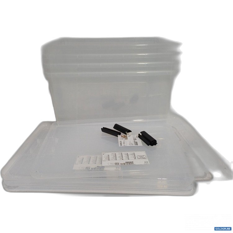 Artikel Nr. 962081: Ikea Samla Boxen 4Stk 56x39x28 301.029.74 mit Deckel 