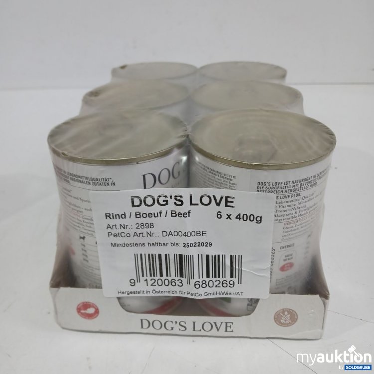 Artikel Nr. 968081 Artikel Nr. 968081: DOG'S LOVE Rind 7x400 g