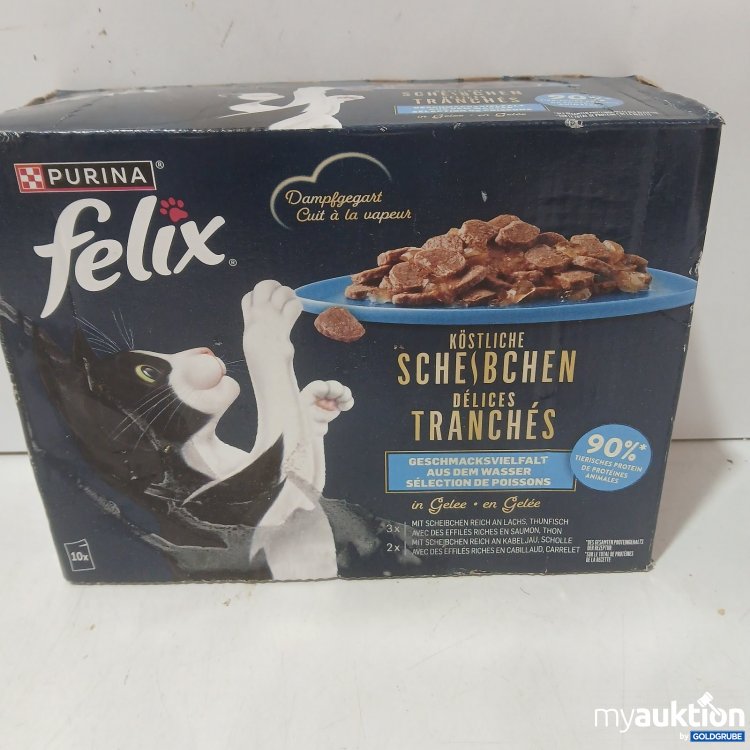 Artikel Nr. 466082 Artikel Nr. 466082: Purina Felix Katzenfutter
Scheibchen in Gelee