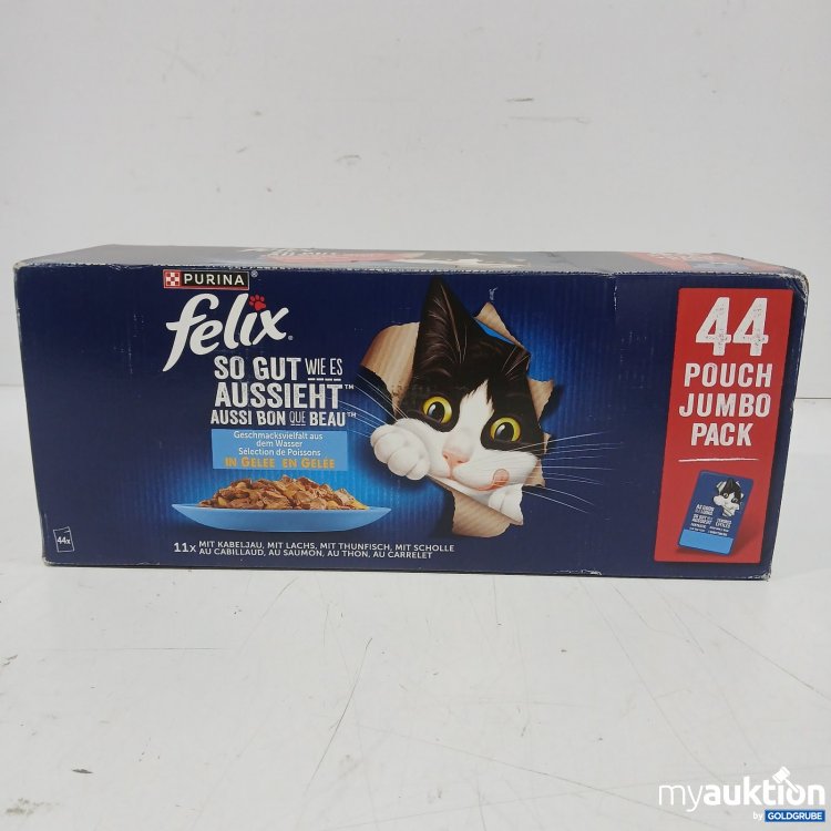Artikel Nr. 467082 Artikel Nr. 467082: Purina 44 x85g Pouch Felix Katzenfutter So Gut Wie Es Aussieht in Gelee
