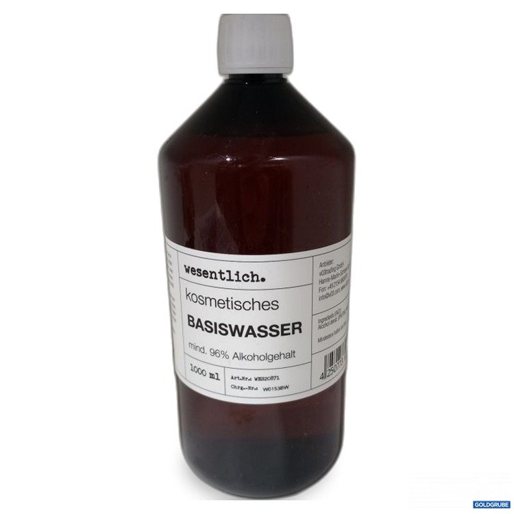 Artikel Nr. 470082 Artikel Nr. 470082: wesentlich. kosmetisches BASISWASSER 1000 ml