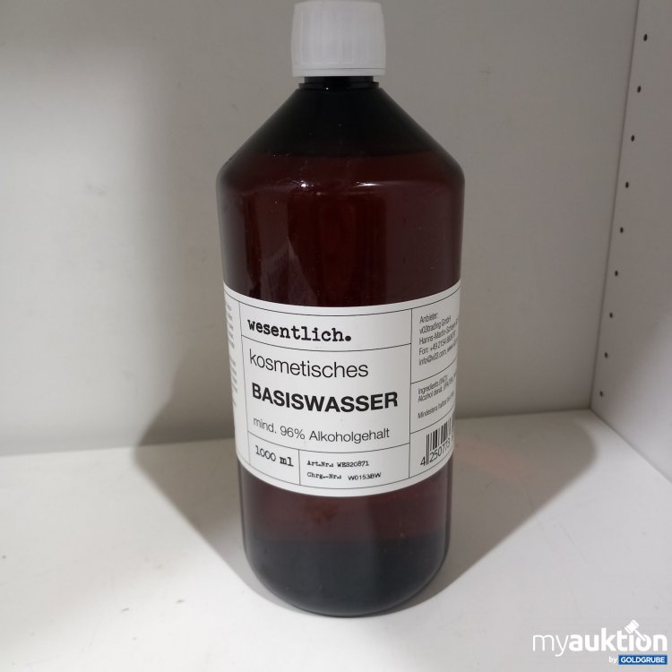 Artikel Nr. 470082 Artikel Nr. 470082: wesentlich. kosmetisches BASISWASSER 1000 ml