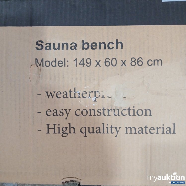 Artikel Nr. 472082 Artikel Nr. 472082: Sauna bench 149 x 60 x86 cm